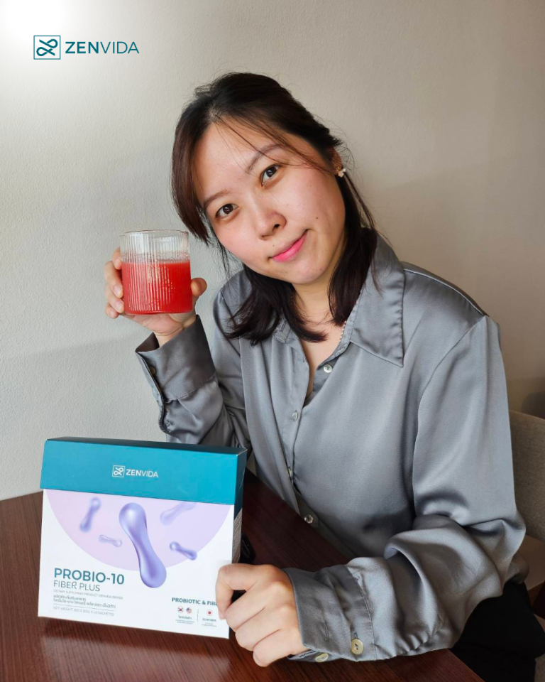 รีวิว Probio-10 Fiber plus by Zenvida